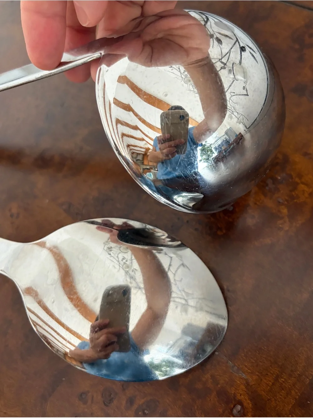 All Clad Stainless Steel Serving Spoon and Ladle